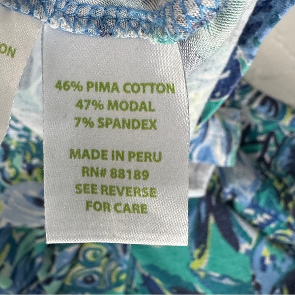 Lilly Pulitzer Long Sleeve Boatneck Floral Top - Picture 5 of 6